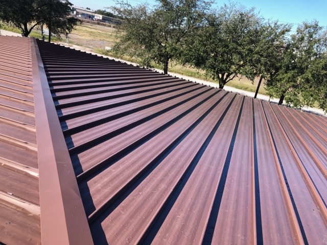 The latest project from Ranger Roofing & Construction Commercial Standing Seam Metal Roofing in
