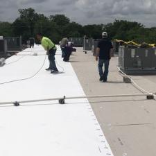 Commercial Roofing TPO Retrofit in Houston, TX